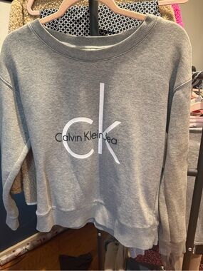 Calvin Klein Gray CK Logo Sweatshirt